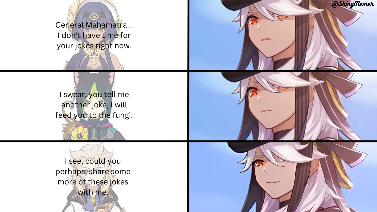 Cyno trying to joke Daily Memes 37 Genshin Impact HoYoLAB
