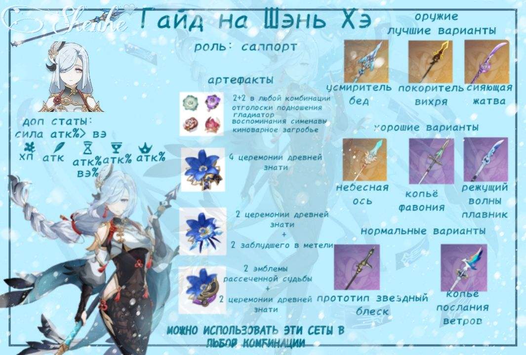 Гайд на Шэнь Хэ