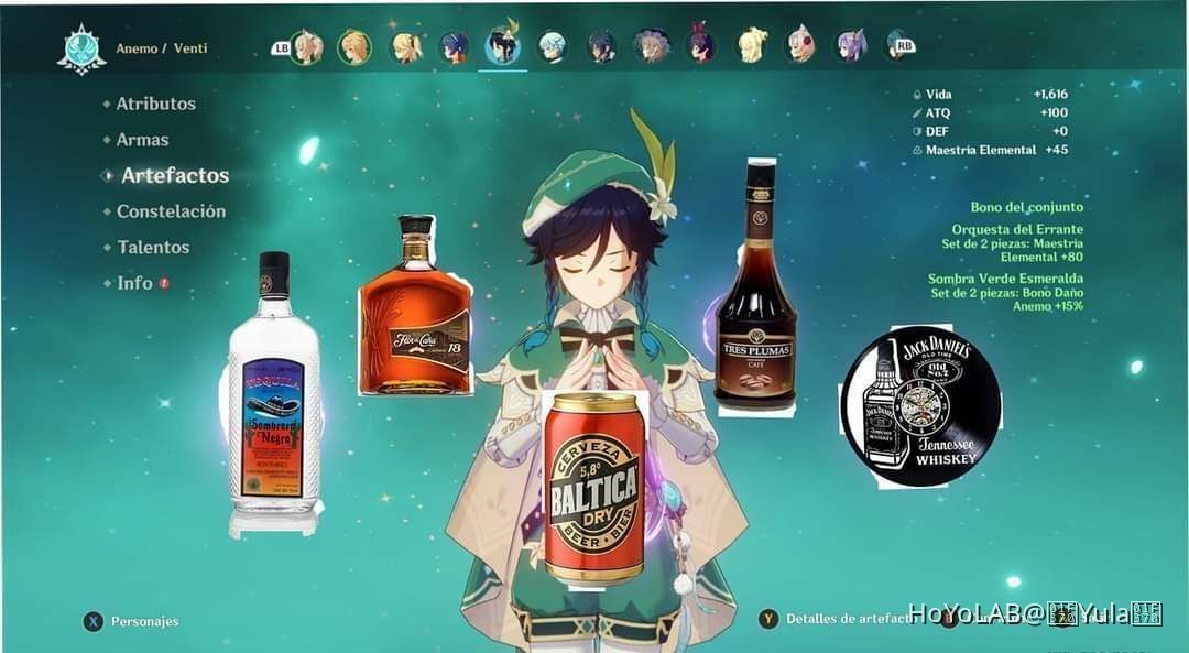 Only the best beers for this fine lad Genshin Impact HoYoLAB