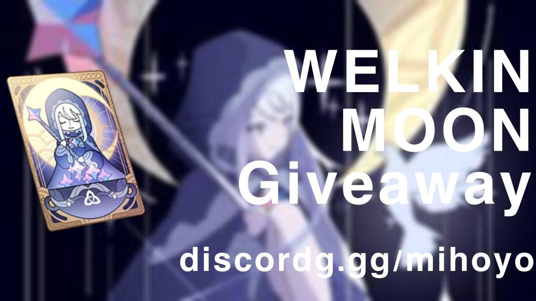 Blessing of the welkin moon giveaway genshin impact hoyolab