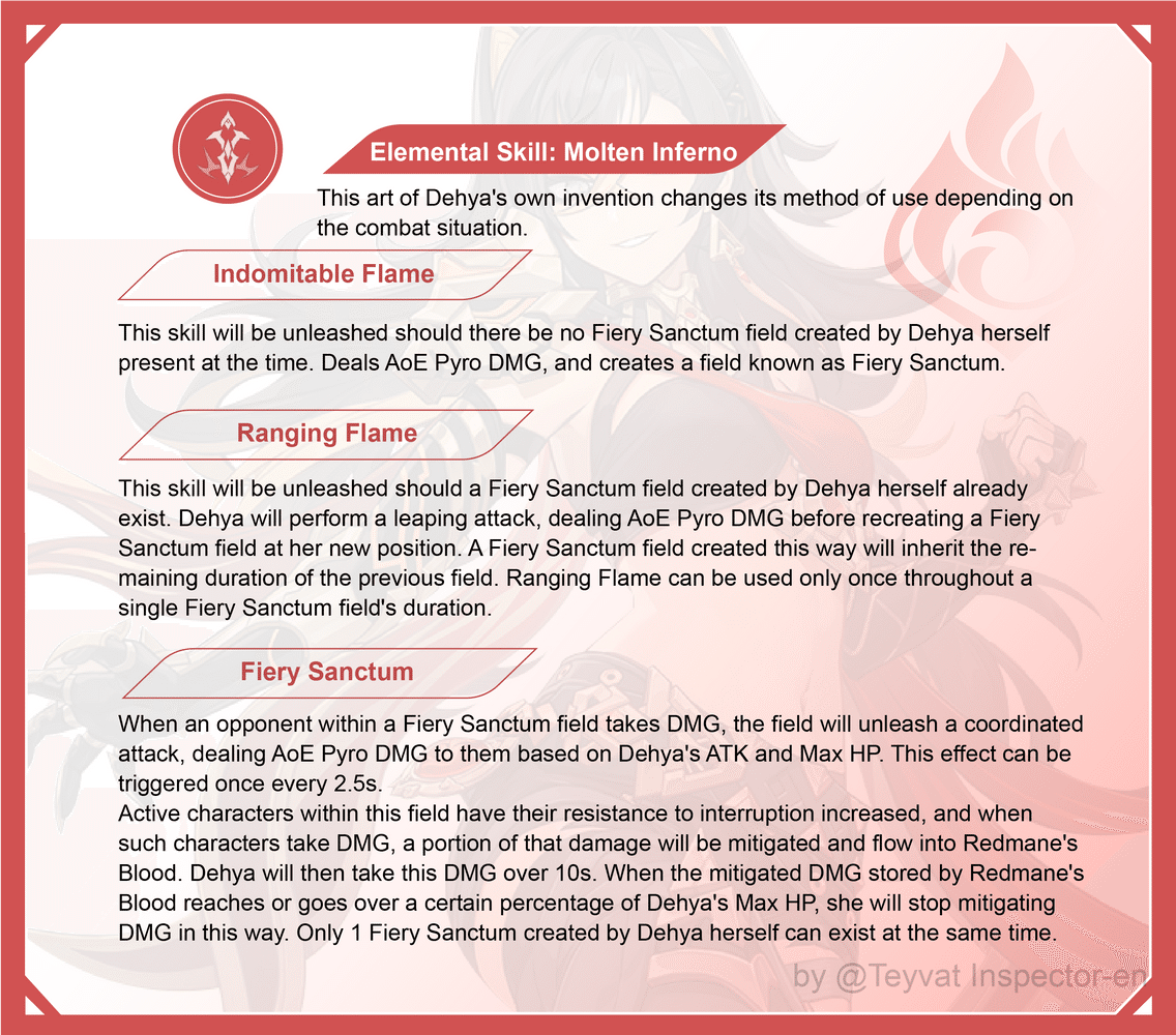 [V3.5] Dehya Advanced Guide – Core Mechanics/Artifact/Team Comp Full ...