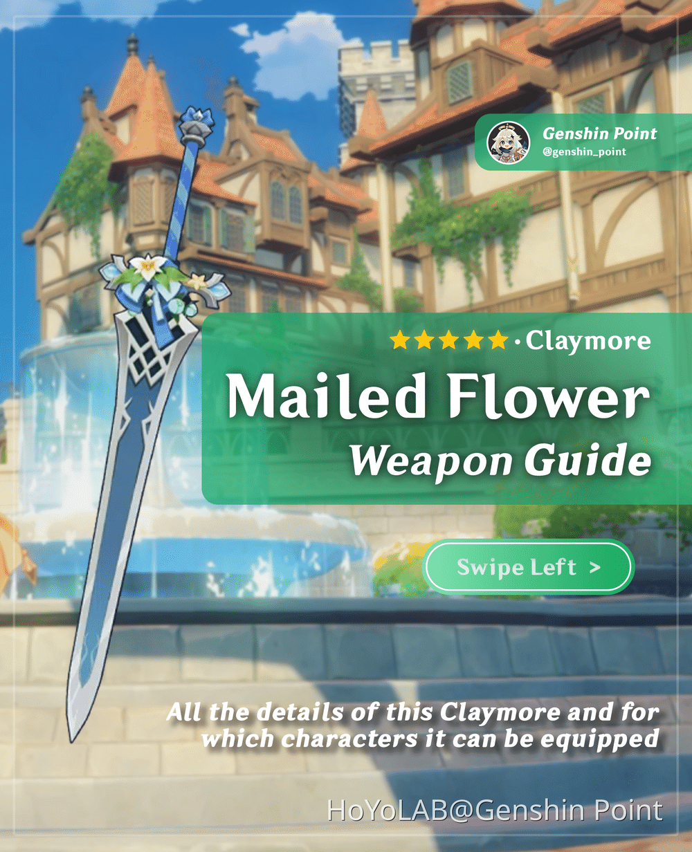 Mailed flower weapon guide genshin impact hoyolab