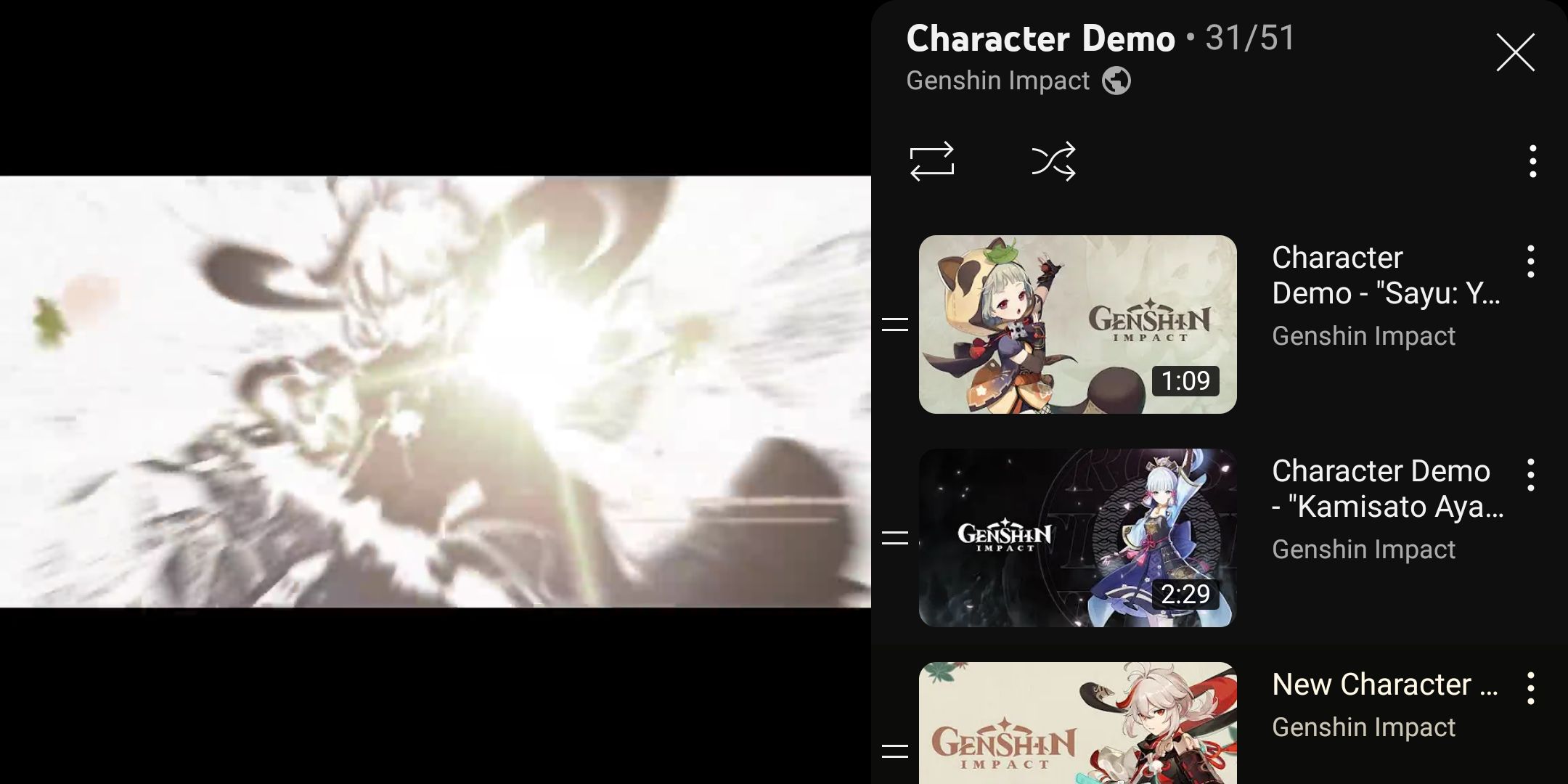 kazuha demo but Genshin Impact HoYoLAB