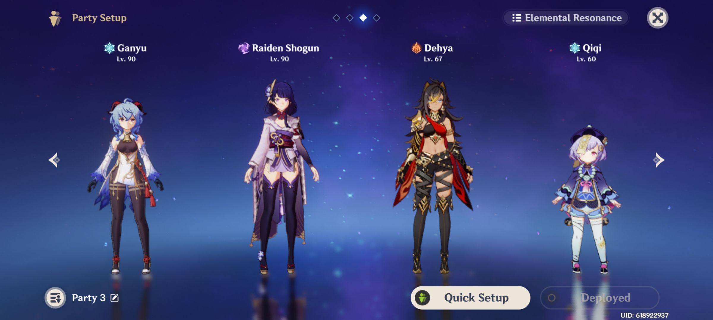 my team Genshin Impact | HoYoLAB