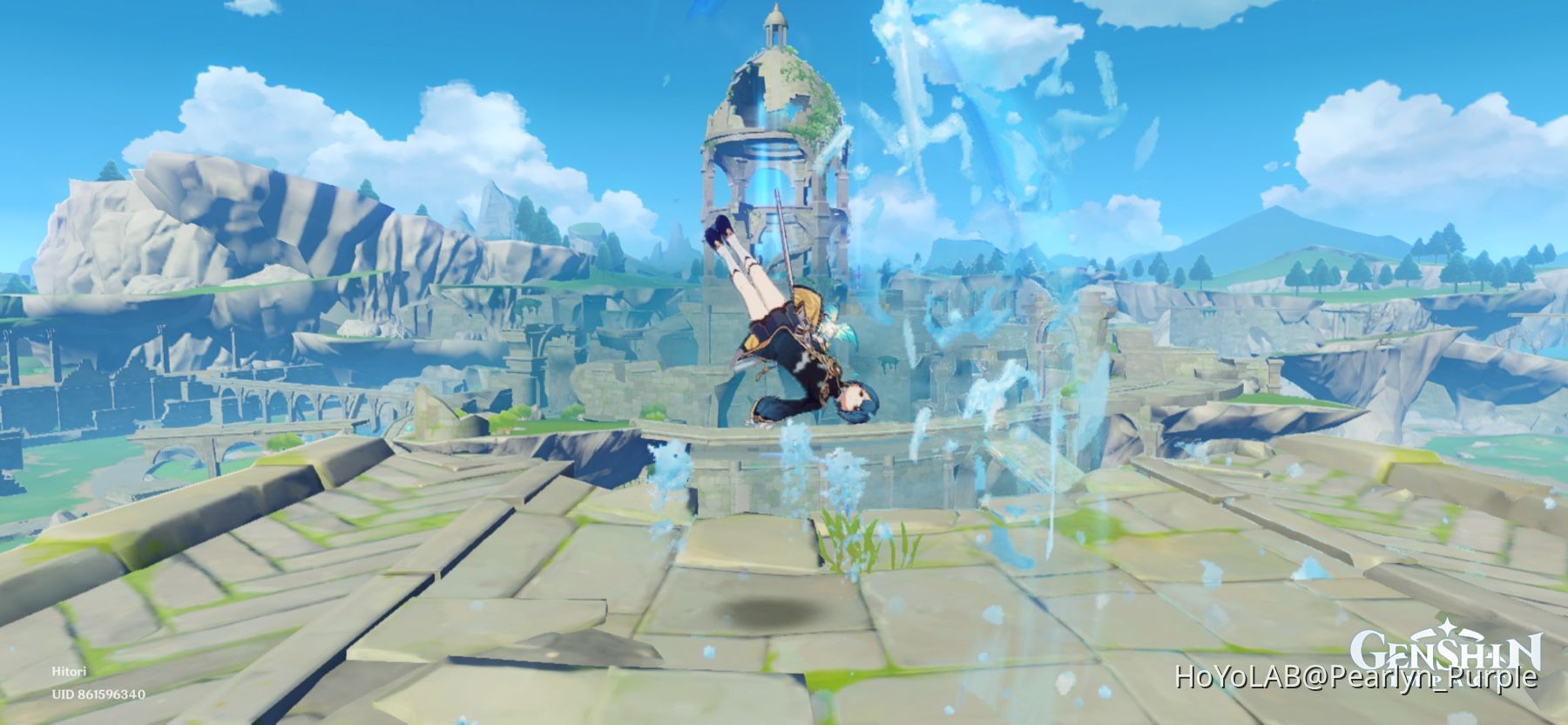 Breezy Snapshot Upside down Xingqiu Genshin Impact HoYoLAB