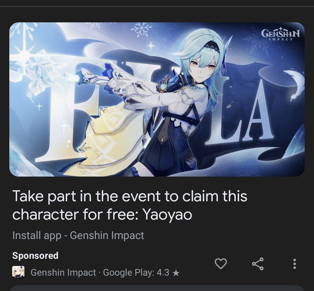 Ad guy really woke up and chose violence… Genshin Impact HoYoLAB