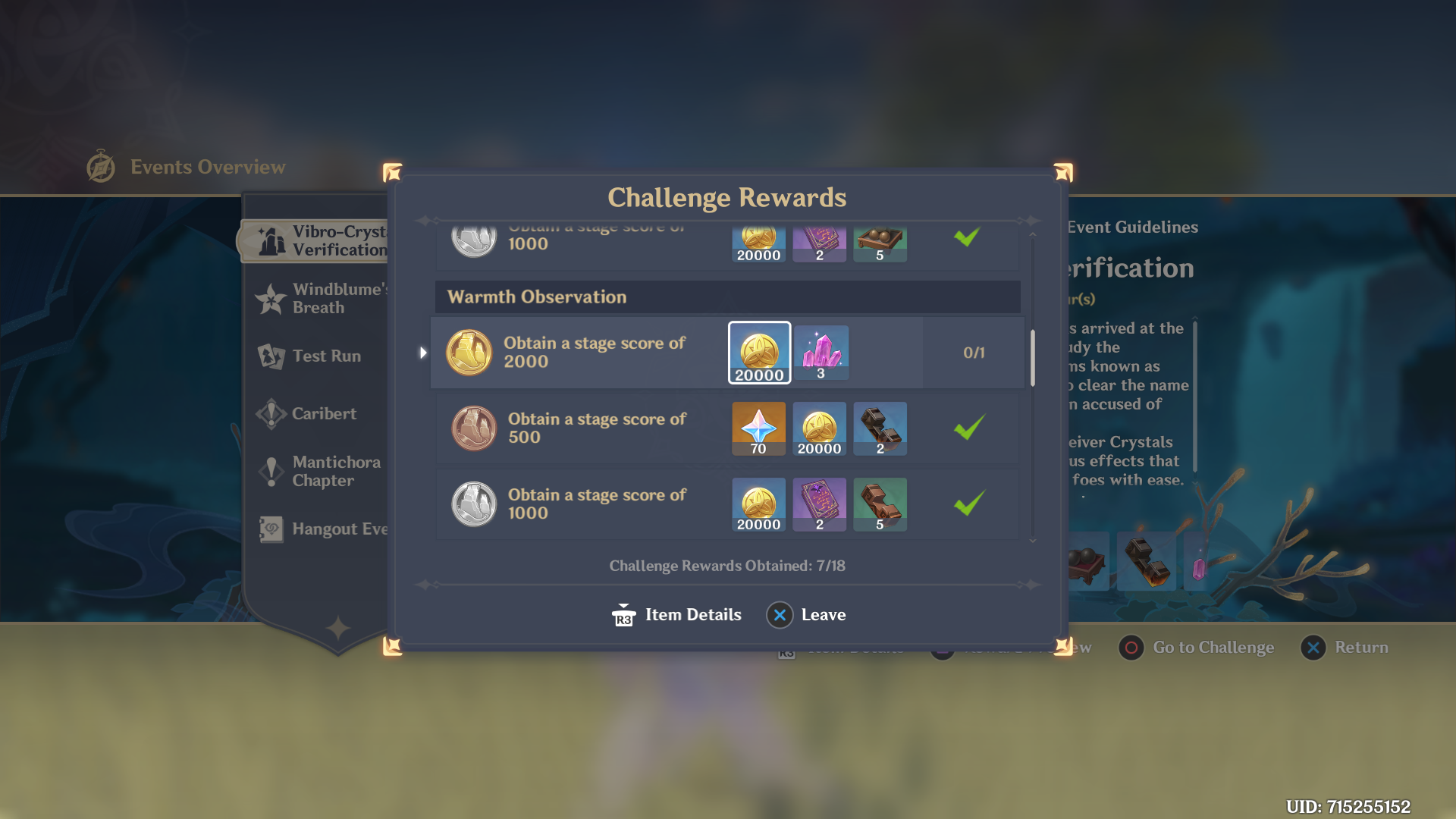 VibroCrystal Score Multiplier Genshin Impact HoYoLAB