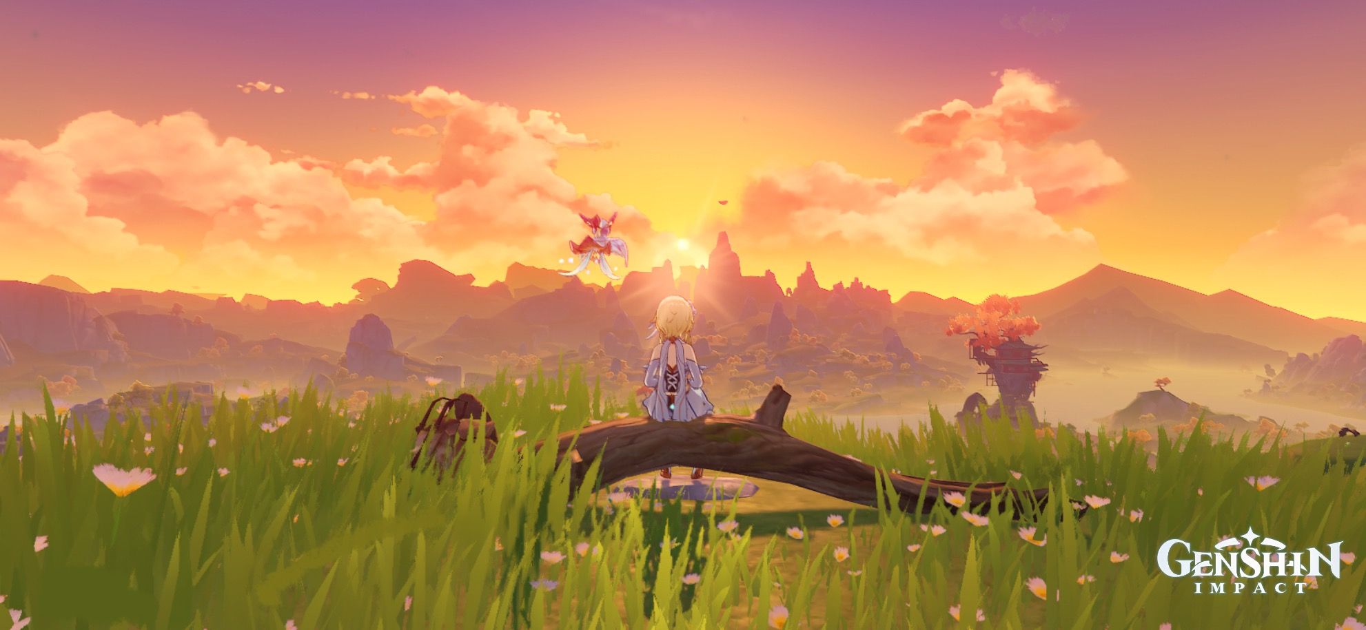 Watching the sunset Genshin Impact HoYoLAB