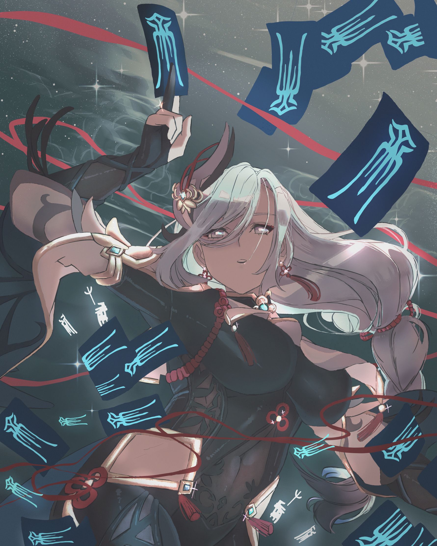 Shenhe Fan art contest Genshin Impact | HoYoLAB