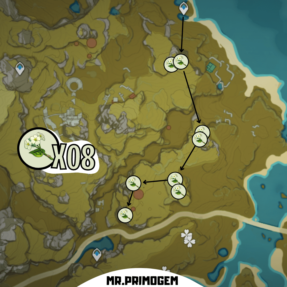 All 169 Qingxin Flowers Collection Guide Genshin Impact HoYoLAB