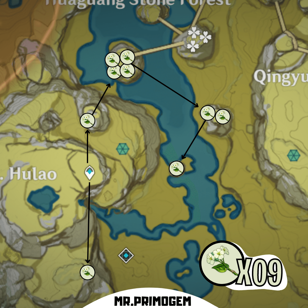 All 169 Qingxin Flowers Collection Guide Genshin Impact HoYoLAB