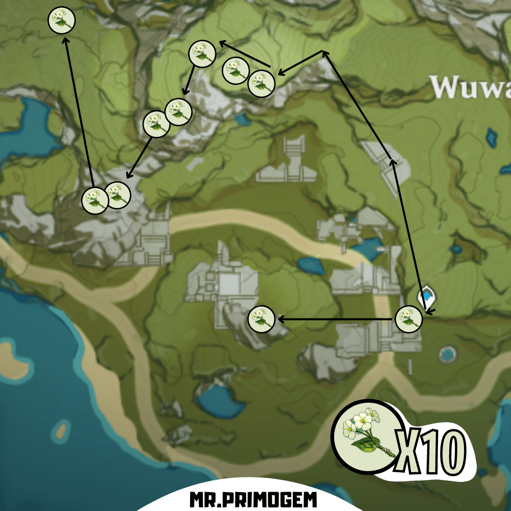 All 169 Qingxin Flowers Collection Guide Genshin Impact HoYoLAB