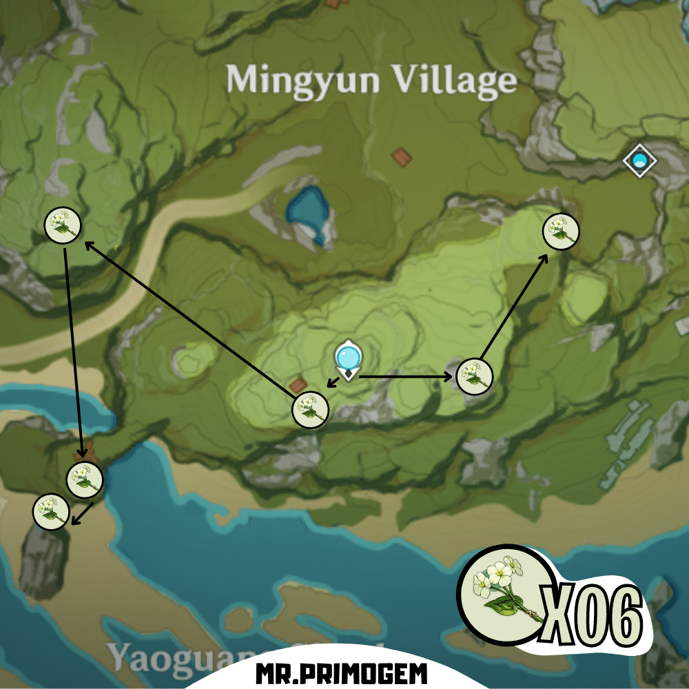 All 169 Qingxin Flowers Collection Guide Genshin Impact HoYoLAB