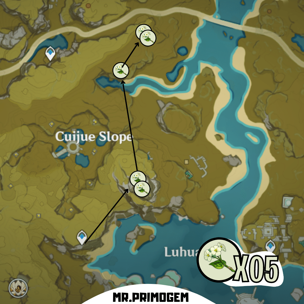 All 169 Qingxin Flowers Collection Guide Genshin Impact HoYoLAB