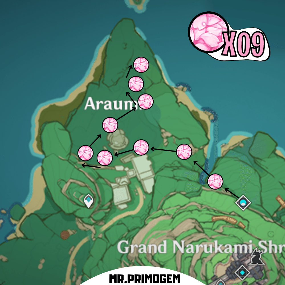 All 76 Sakura Bloom Collection Guide Genshin Impact HoYoLAB