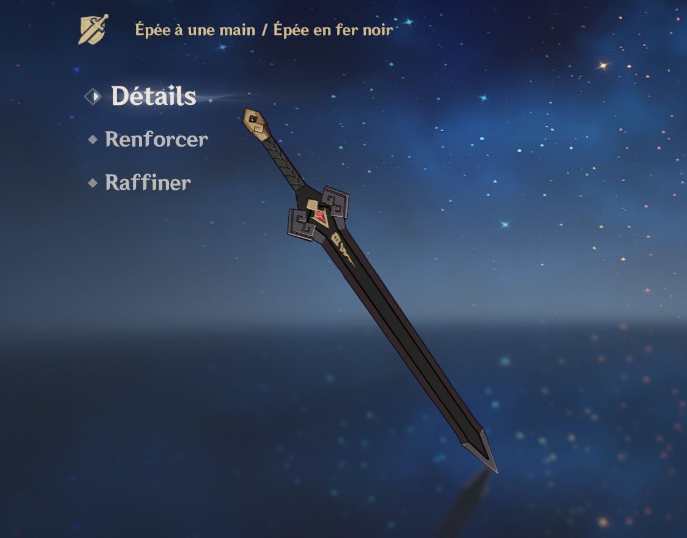 the Black sword/l'épée noir Genshin Impact HoYoLAB