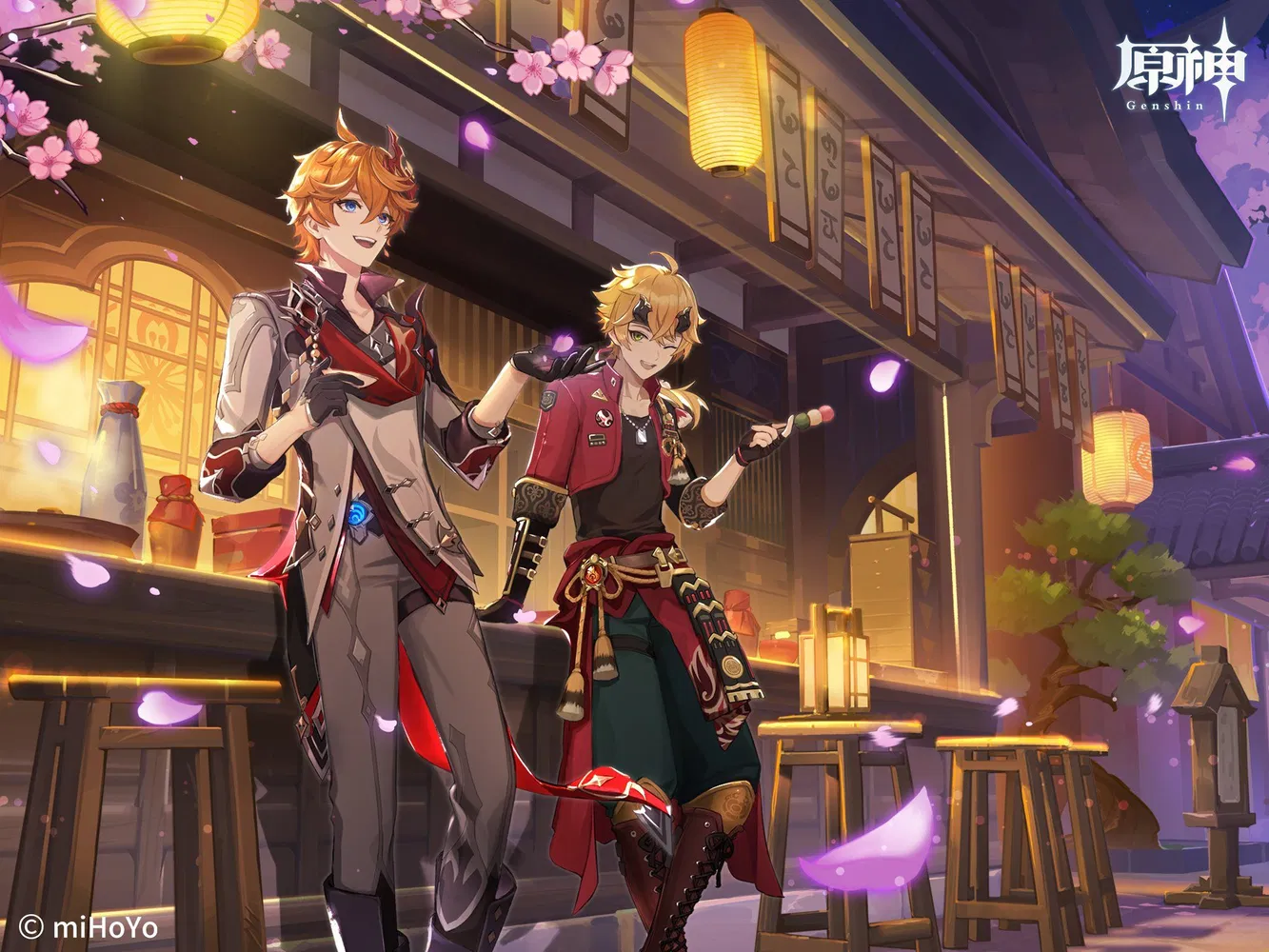 Official Childe Artwork Genshin Impact HoYoLAB