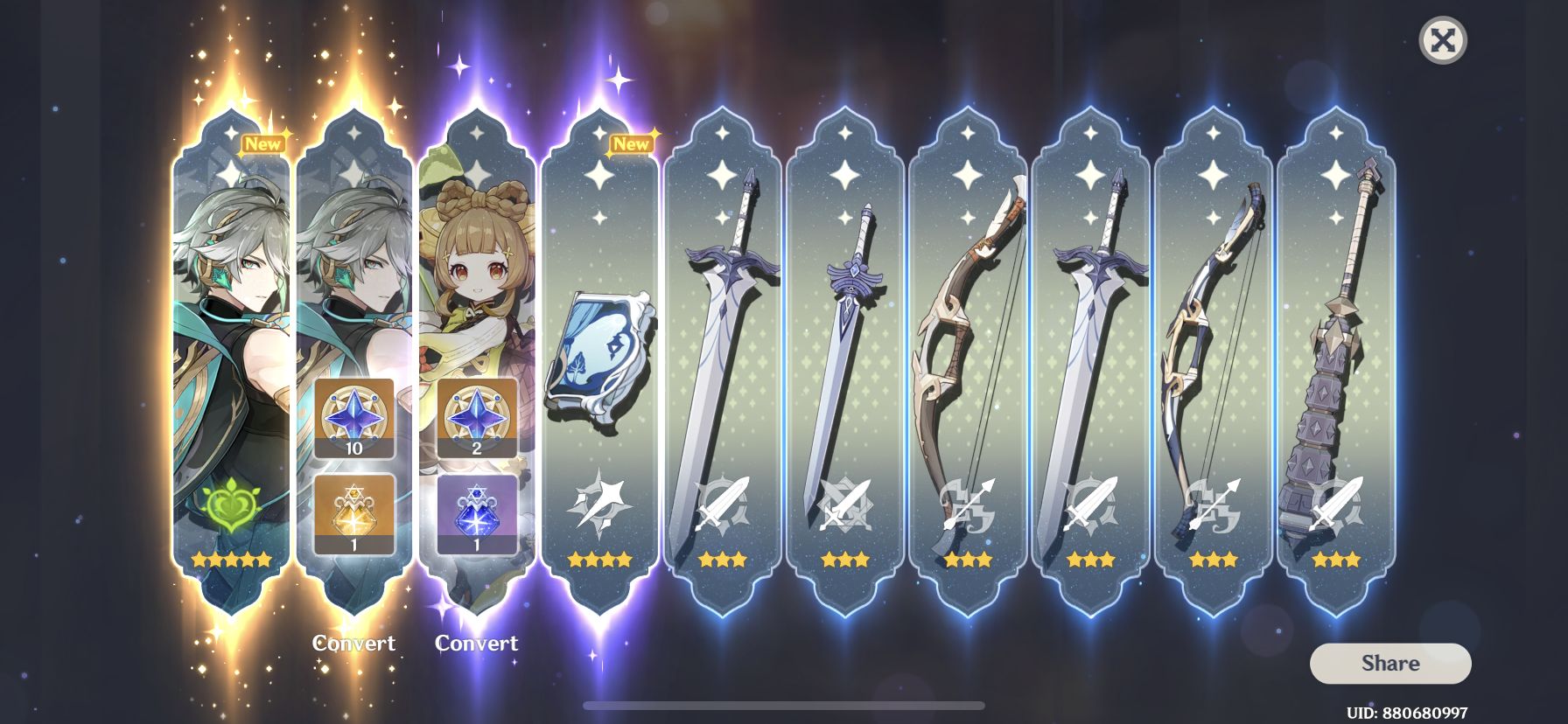 My first 5 star Genshin Impact | HoYoLAB