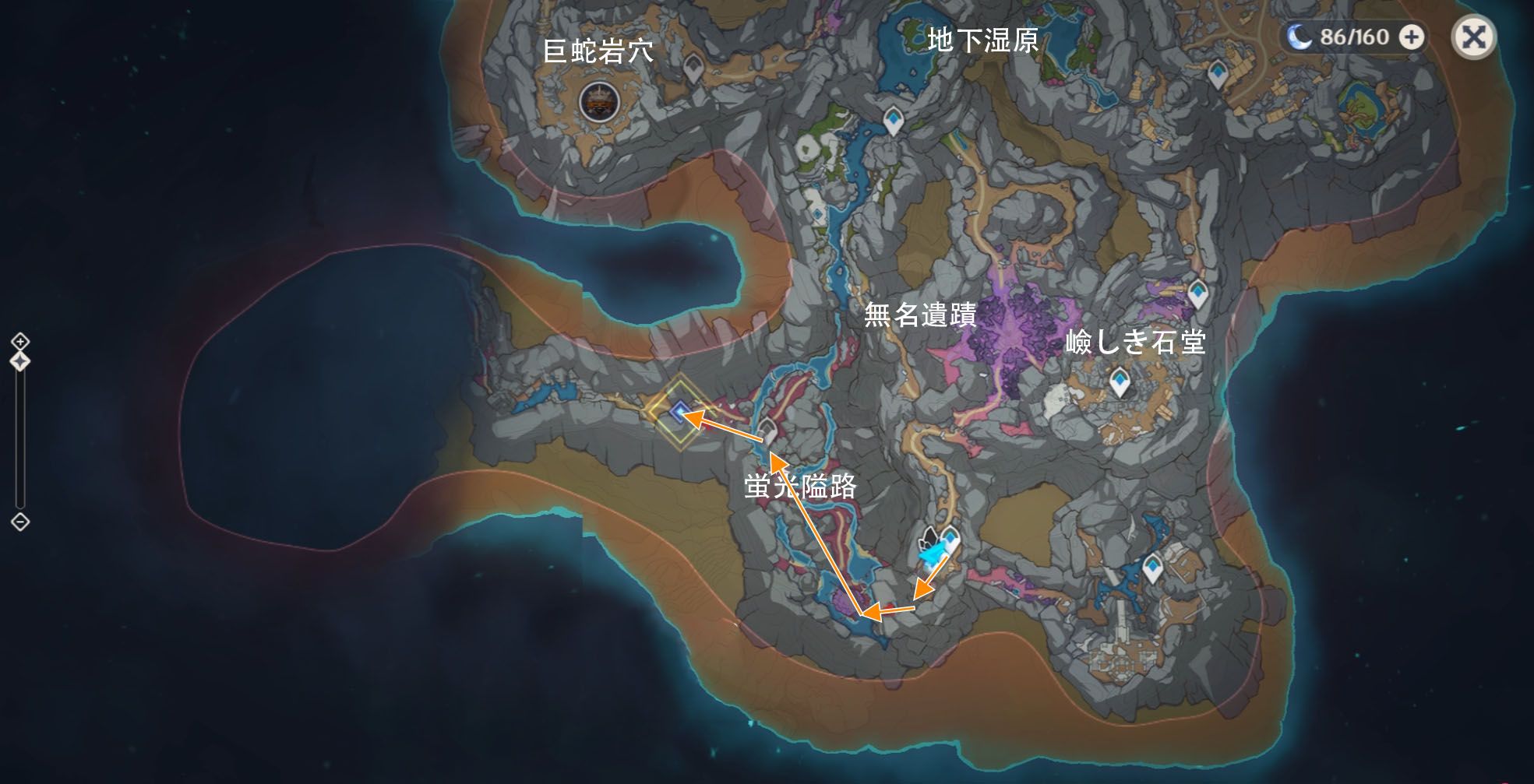 層岩巨淵深遊記」シリーズ任務攻略-何処より降りし霊石 Genshin Impact