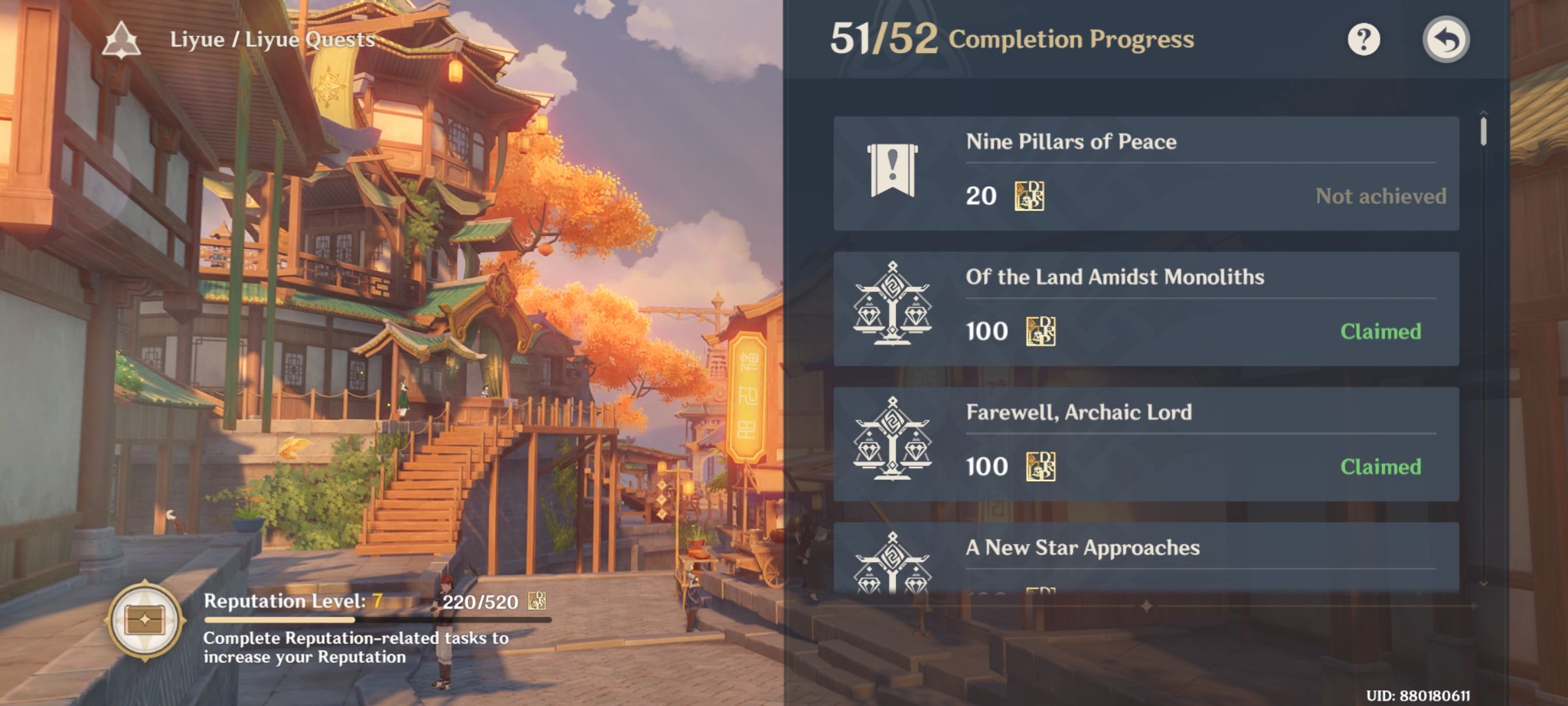 nine pillars of peace? Genshin Impact HoYoLAB