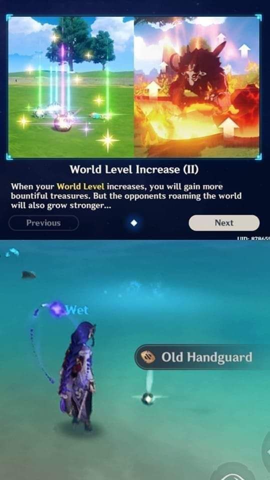 world level Genshin Impact HoYoLAB