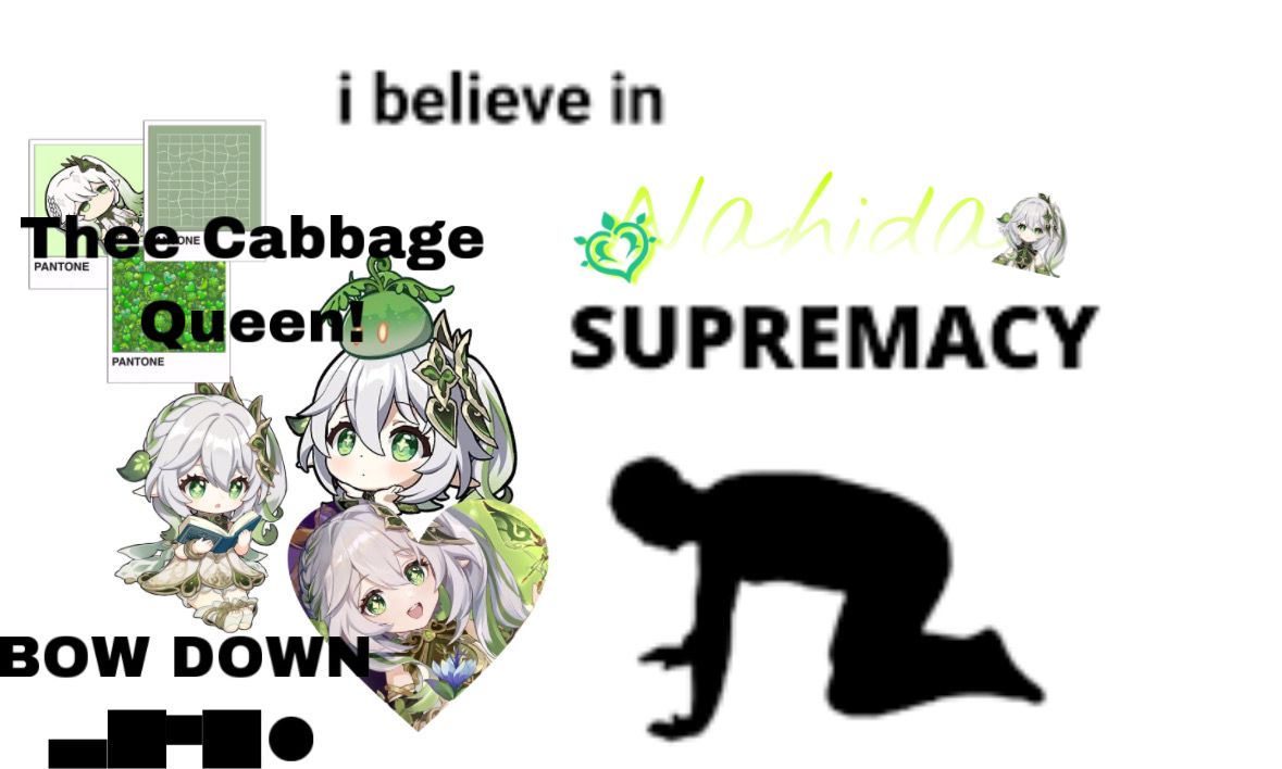 BOW TO THE CABBAGE QUEEN Genshin Impact HoYoLAB