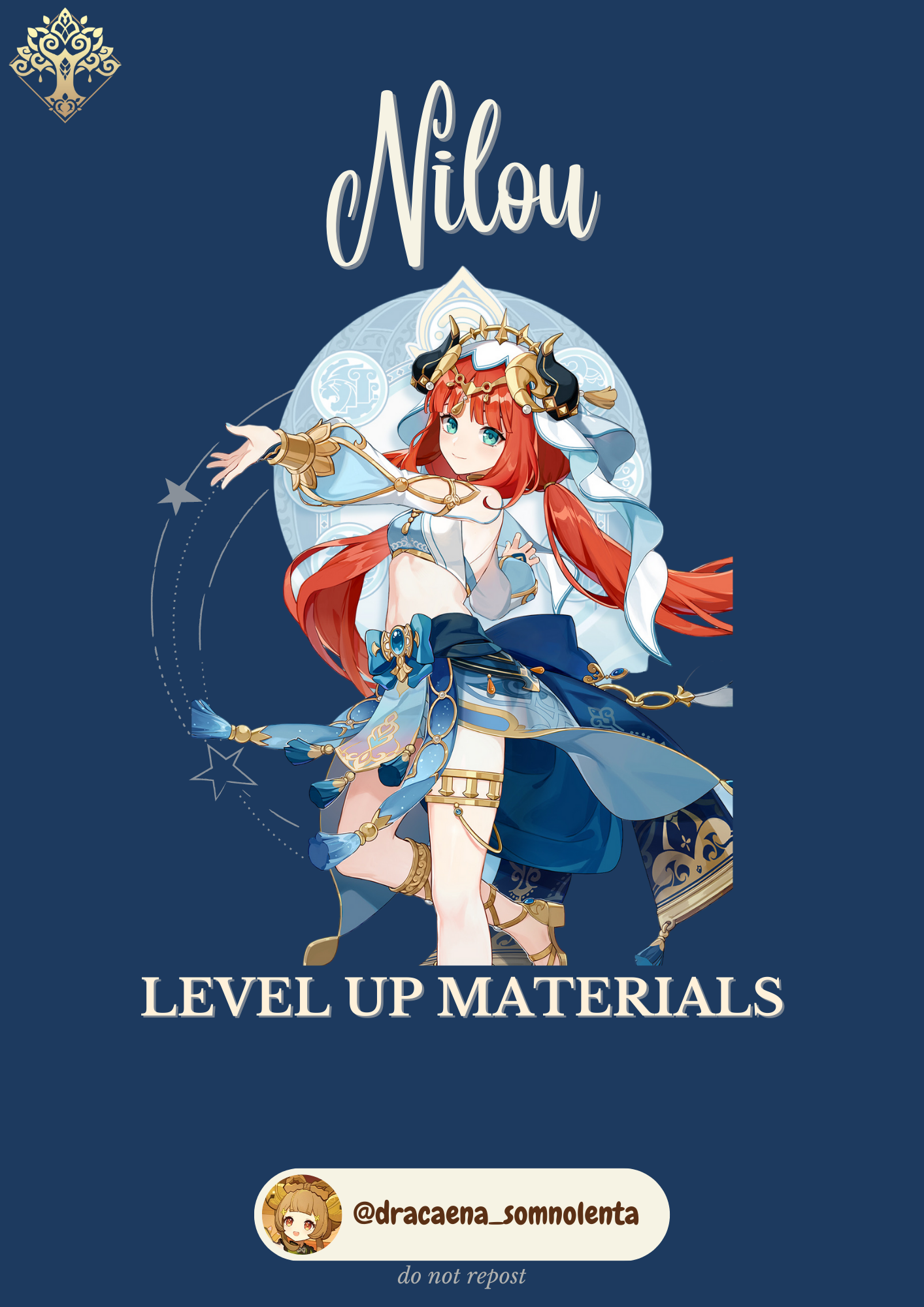 Nilou materials & build! Genshin Impact HoYoLAB