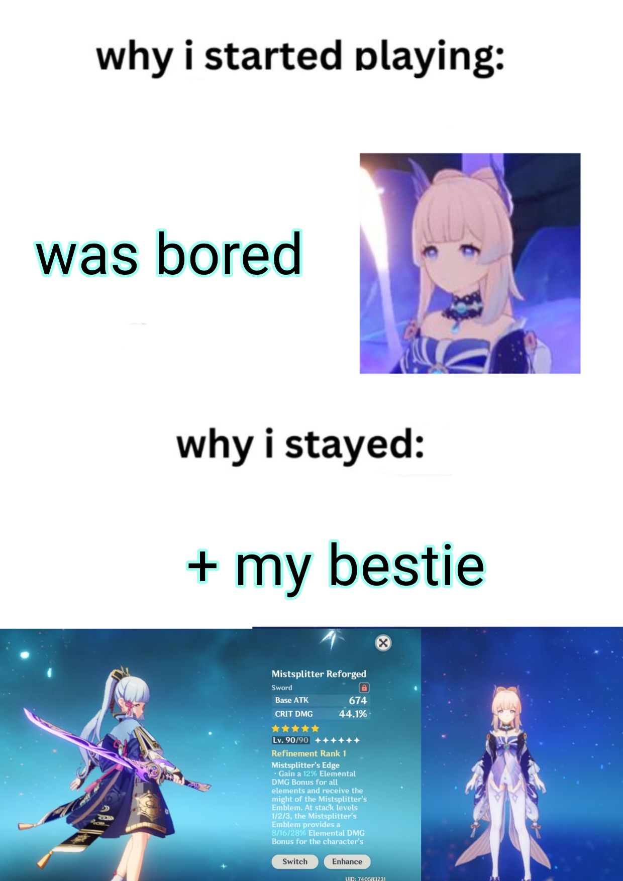 why I started playing genshin Genshin Impact HoYoLAB