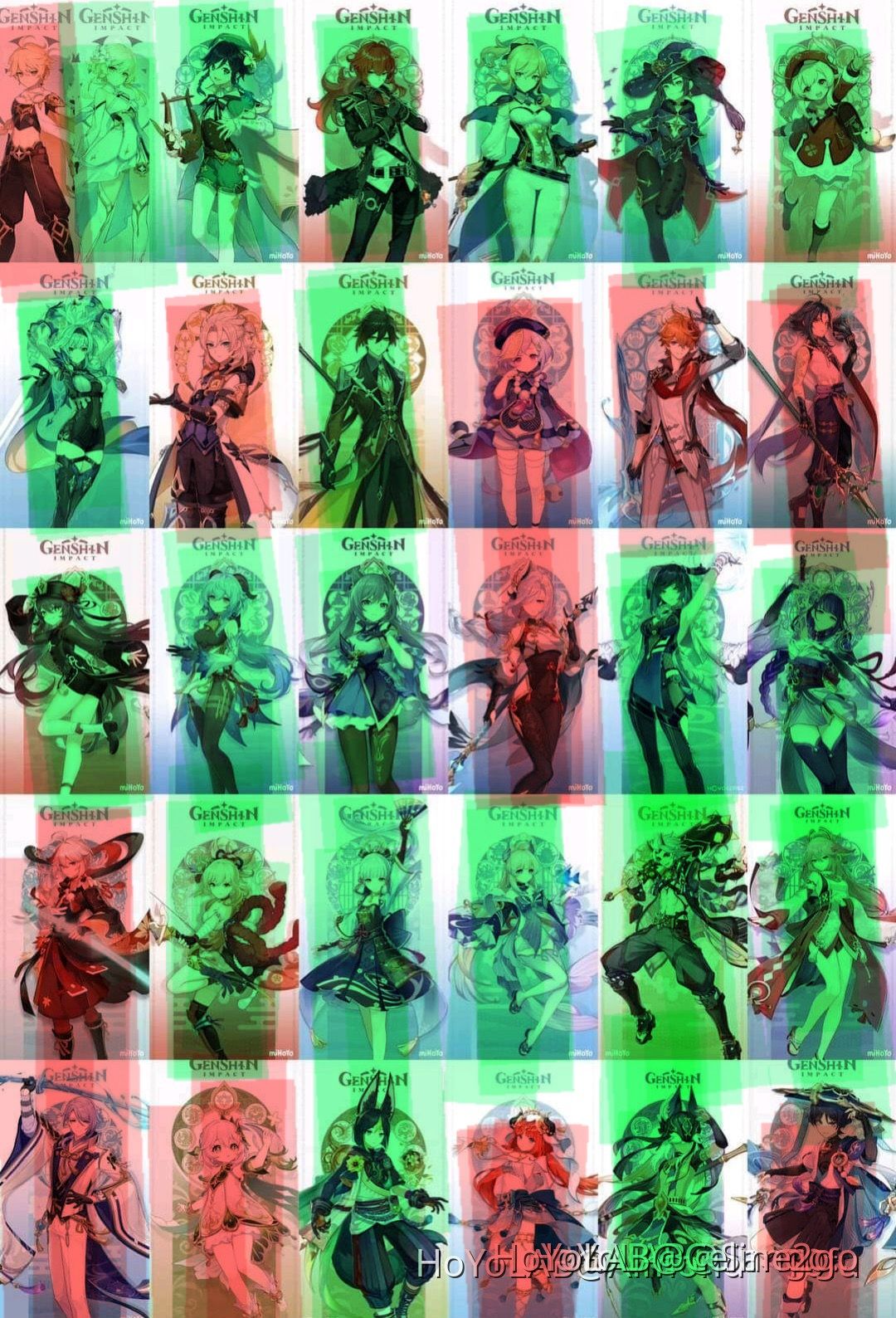 Mes personnage 5* (c'est pas mal ♡) Genshin Impact HoYoLAB