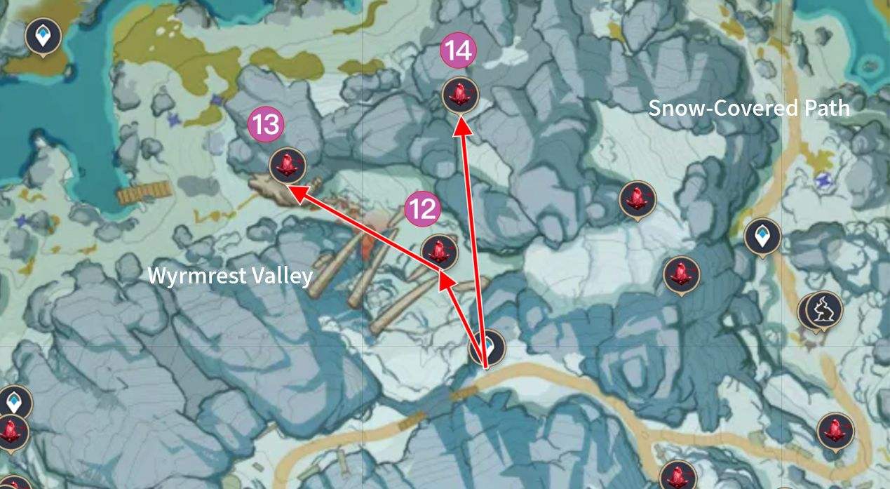 Guide to All Crimson Agate Locations (II/VIII) Genshin Impact HoYoLAB