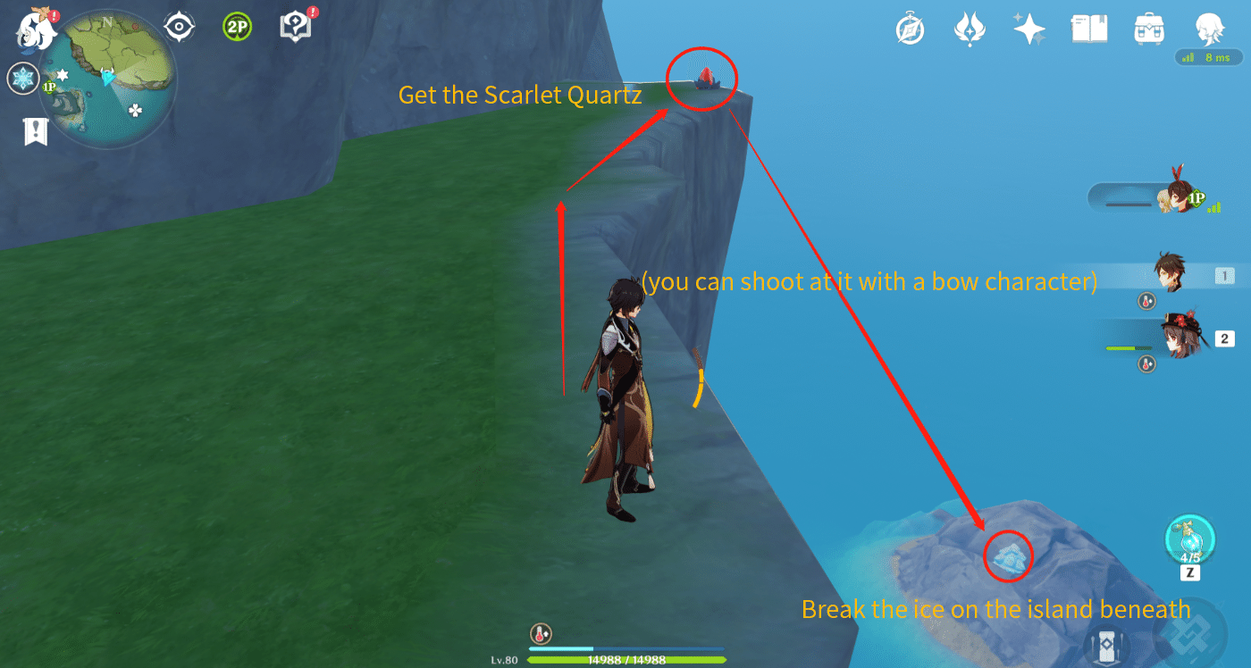 Guide to All Crimson Agate Locations (VI/VIII) Genshin Impact HoYoLAB