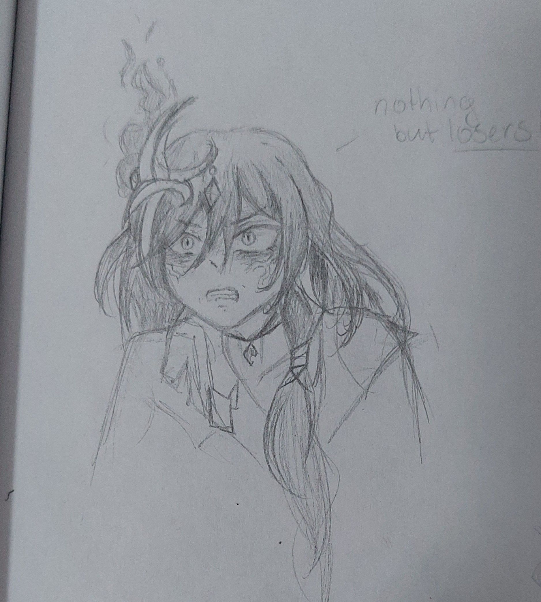 Senti sketch Honkai Impact 3rd HoYoLAB