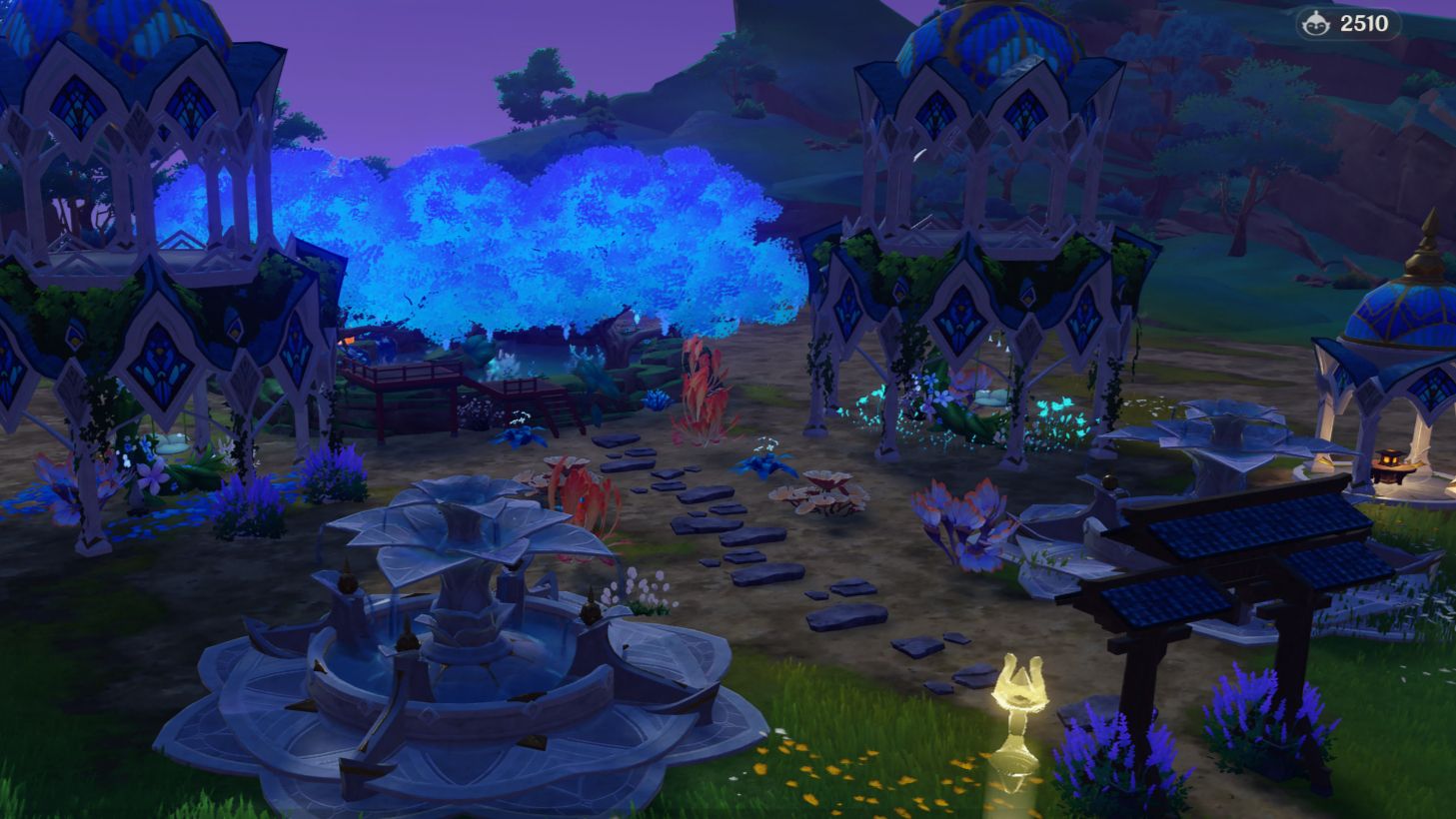 Teapot replica, NA Blue Midnight Garden Genshin Impact HoYoLAB