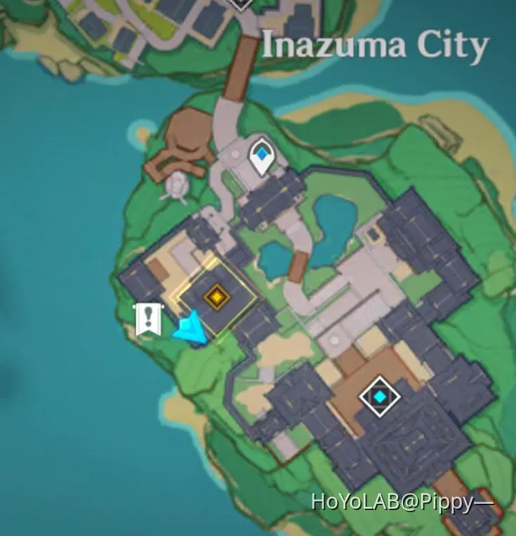 A very hidden chest Inazuma Genshin Impact HoYoLAB