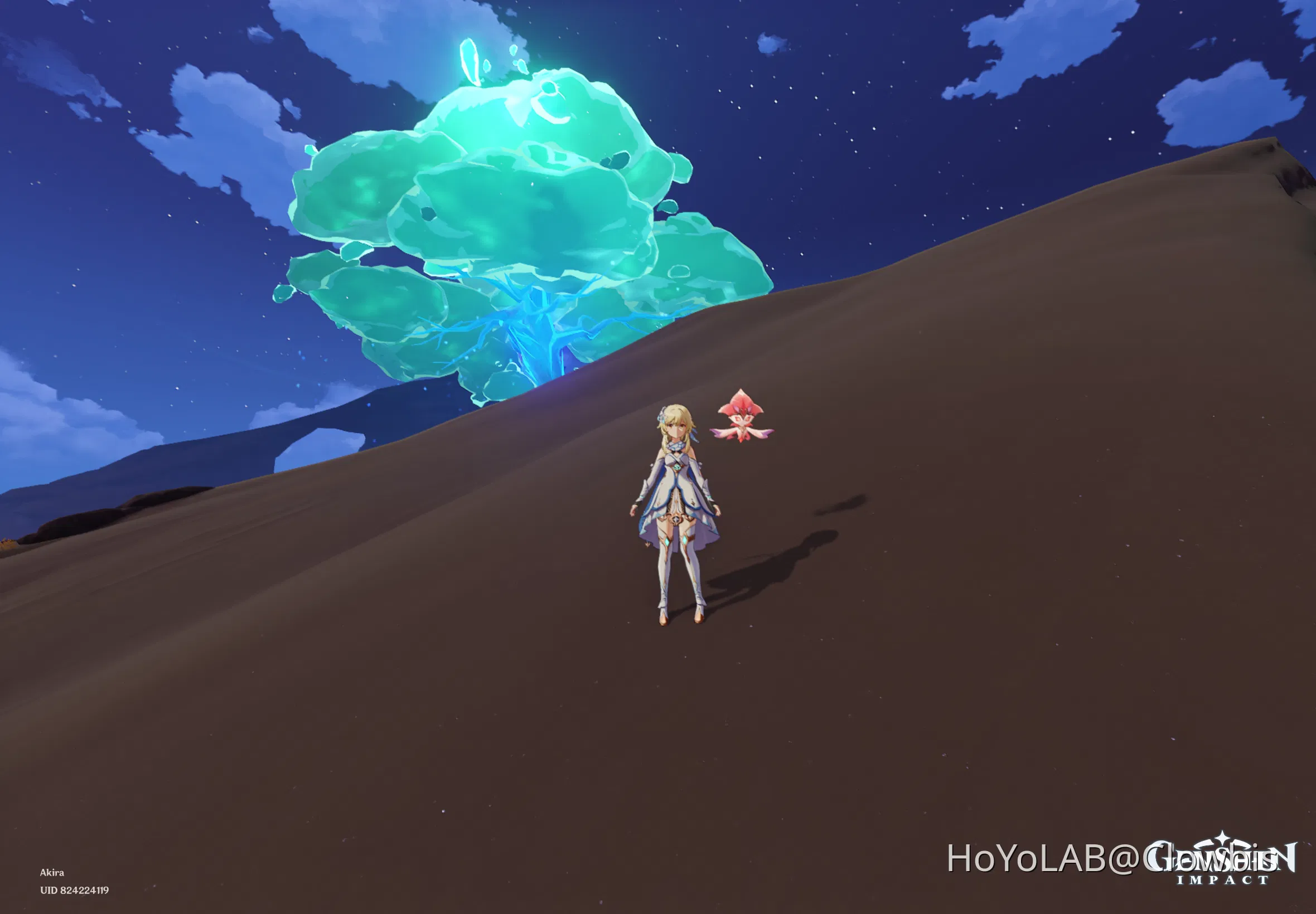 Glowing tree Genshin Impact HoYoLAB