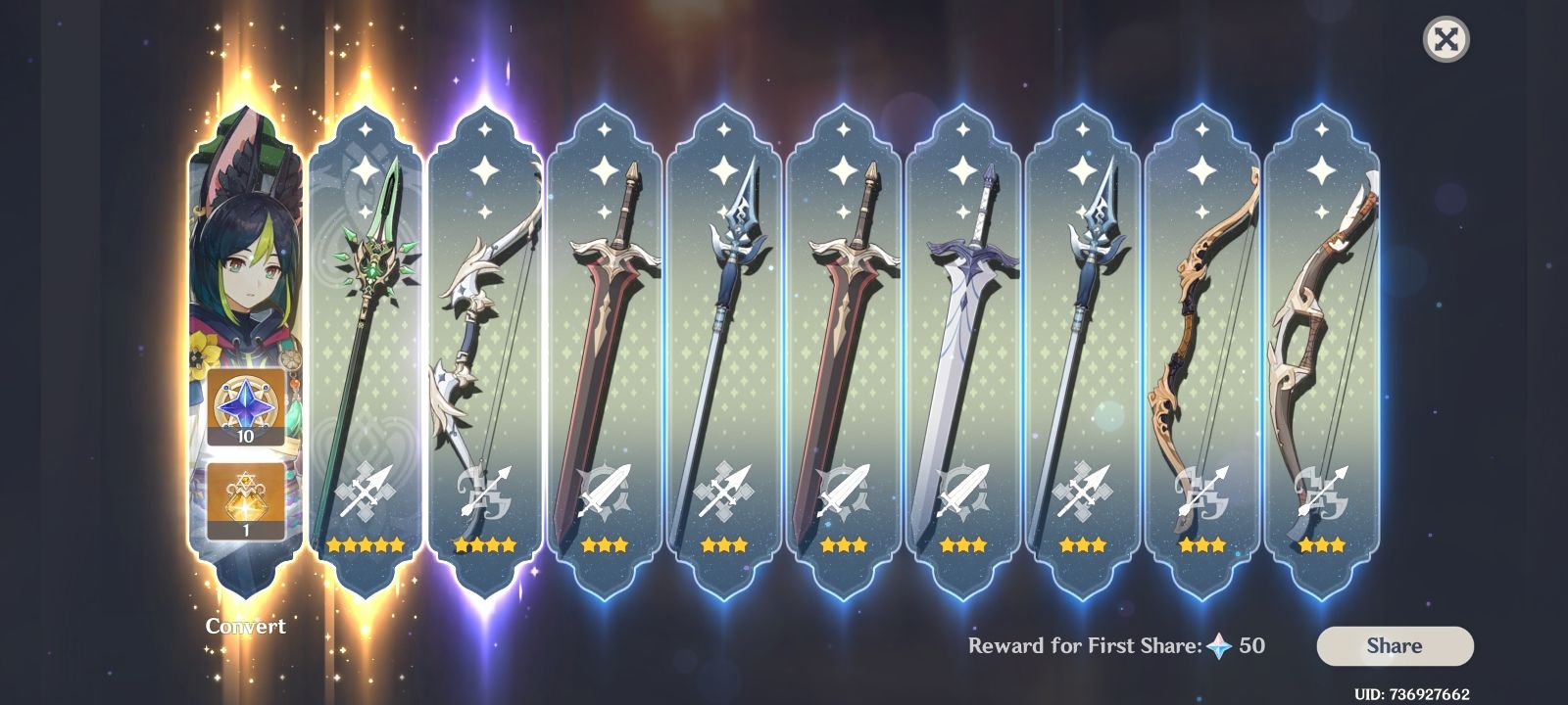 Standard Banner Double 5Stars Genshin Impact HoYoLAB