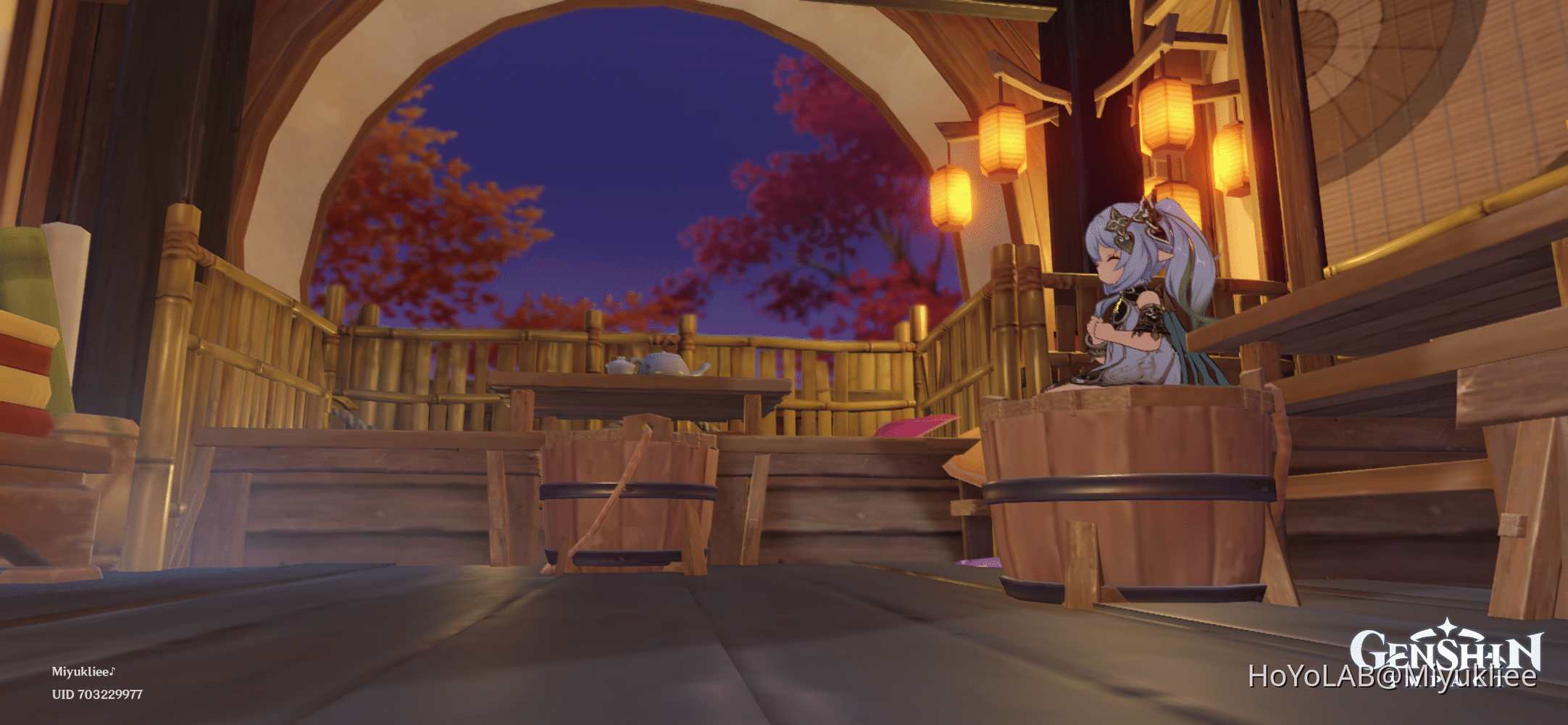 Setting Sun, Dusk is Imminent (EU Teapot Replica ID Included) Genshin