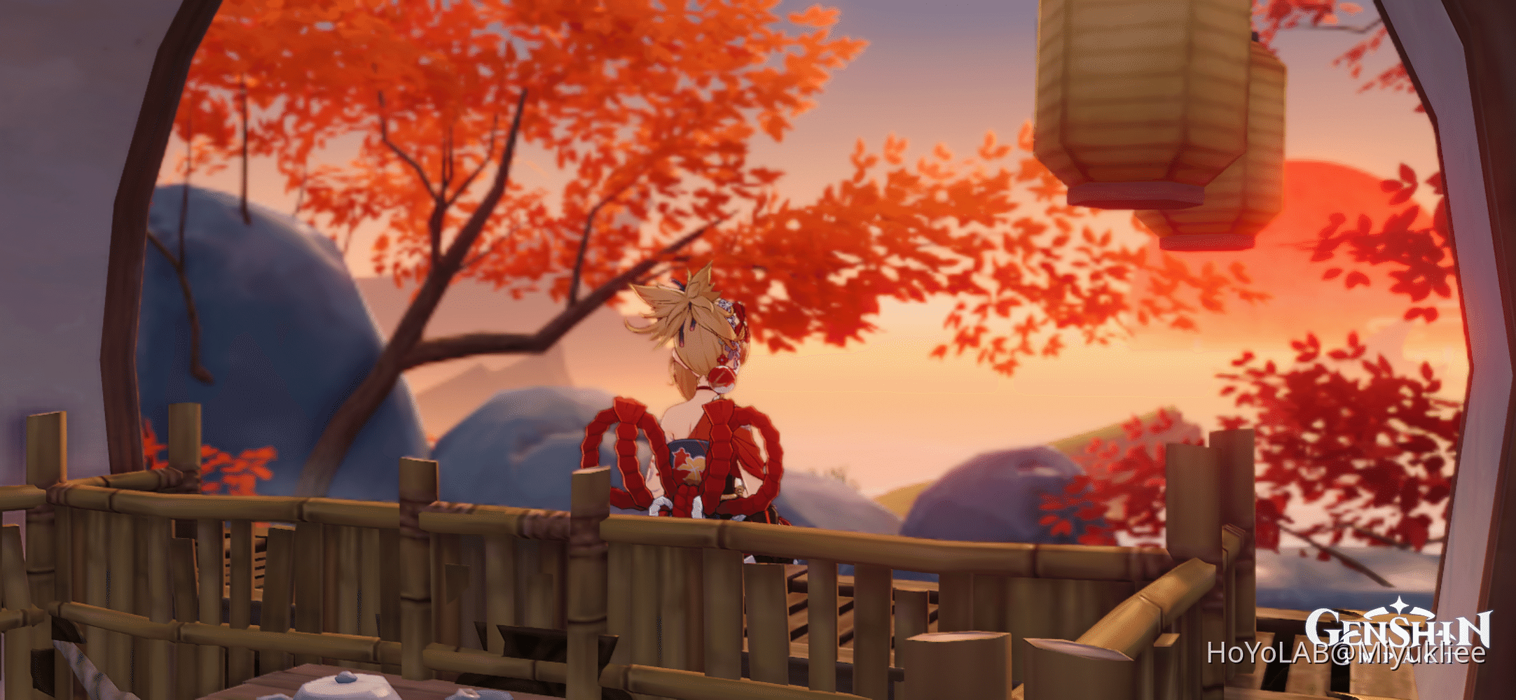 Setting Sun, Dusk is Imminent (EU Teapot Replica ID Included) Genshin