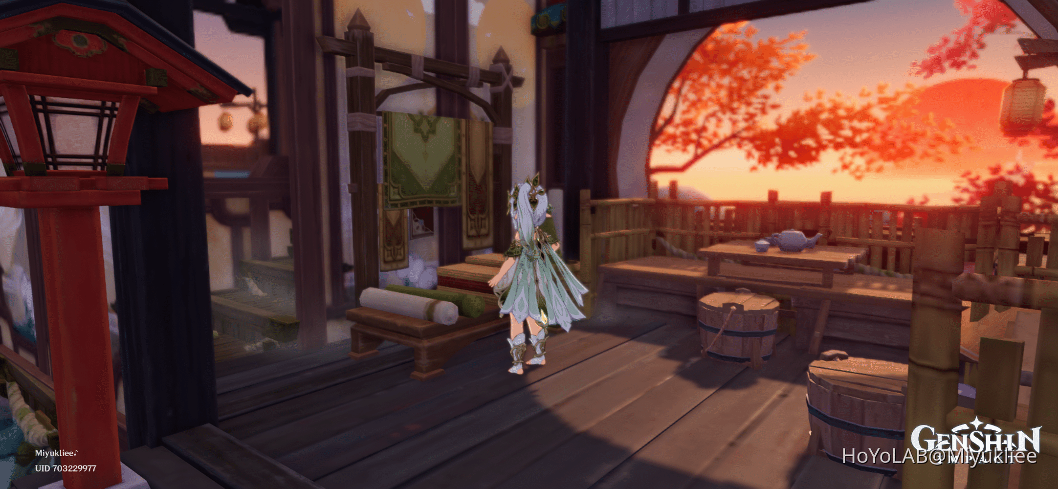 Setting Sun, Dusk is Imminent (EU Teapot Replica ID Included) Genshin