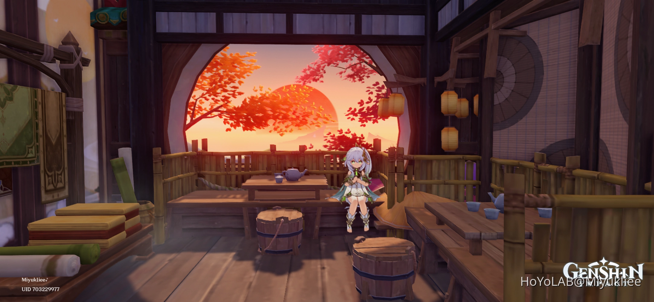 Setting Sun, Dusk is Imminent (EU Teapot Replica ID Included) Genshin