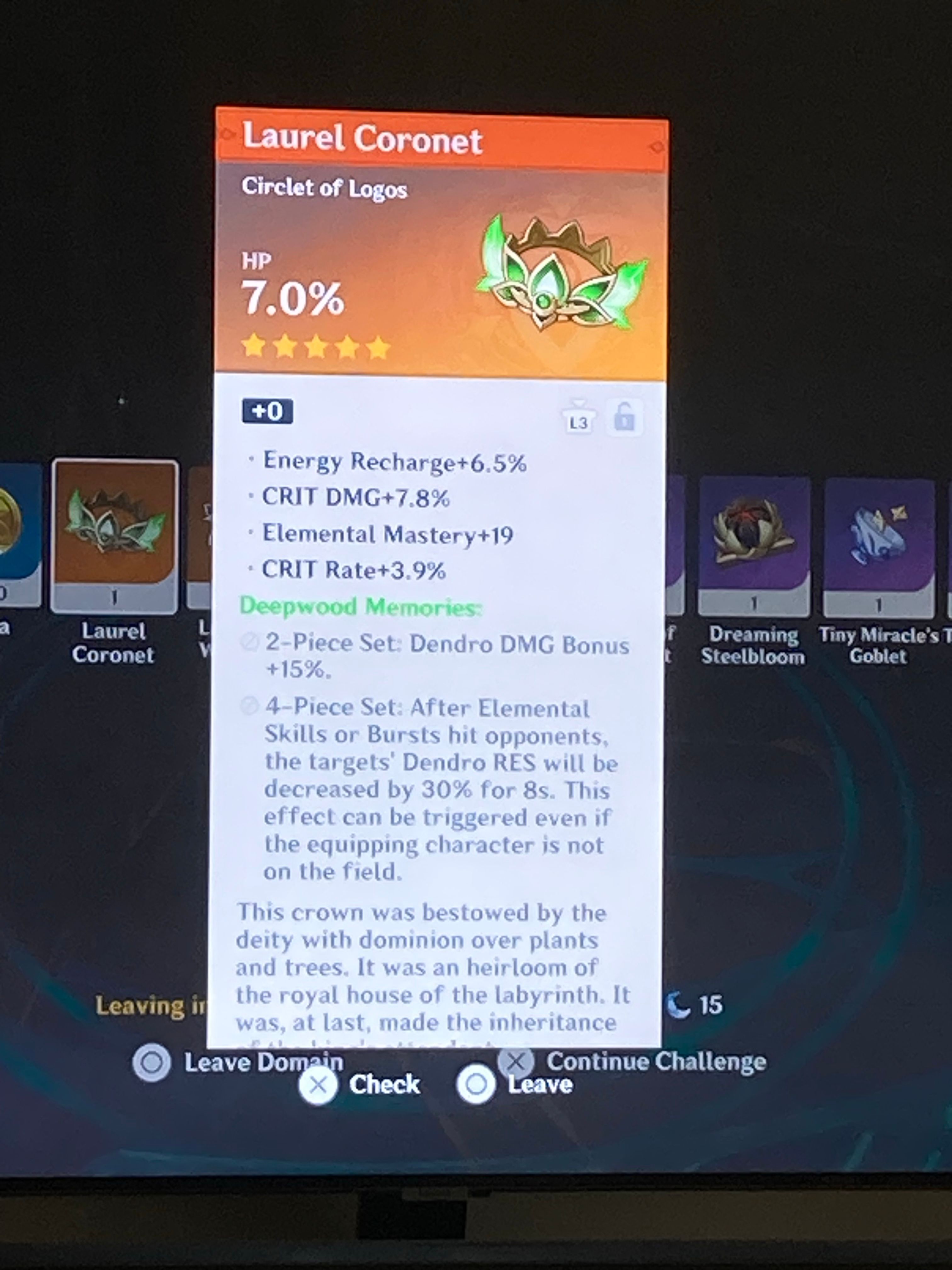 Another day, another bad artifact. Genshin Impact HoYoLAB