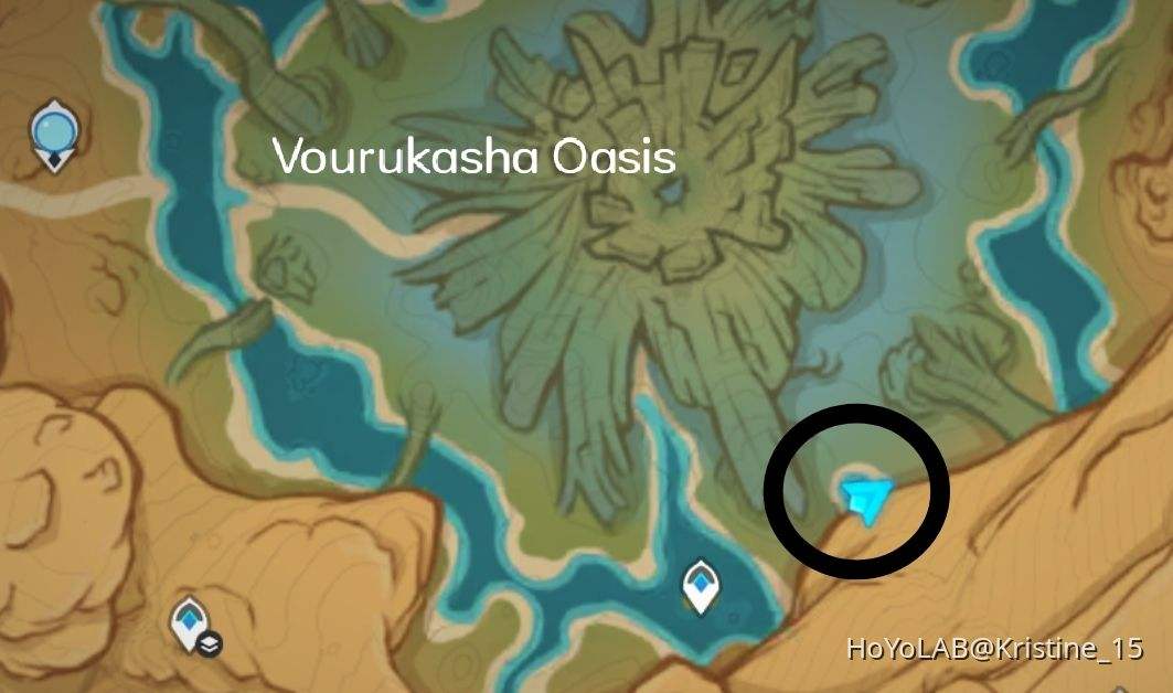 Heart shaped pool in the new region Genshin Impact HoYoLAB