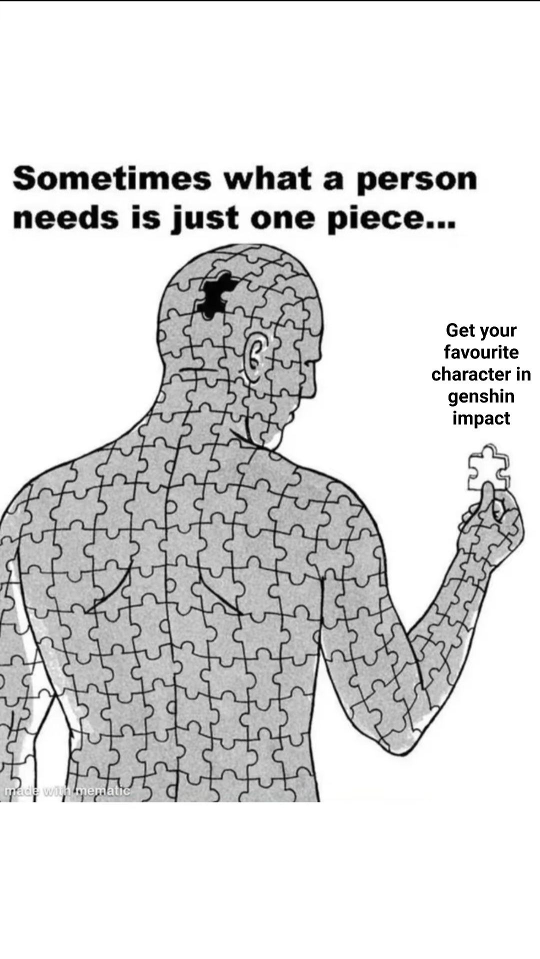 Sometimes what a person needs is just one piece... Genshin Impact | HoYoLAB