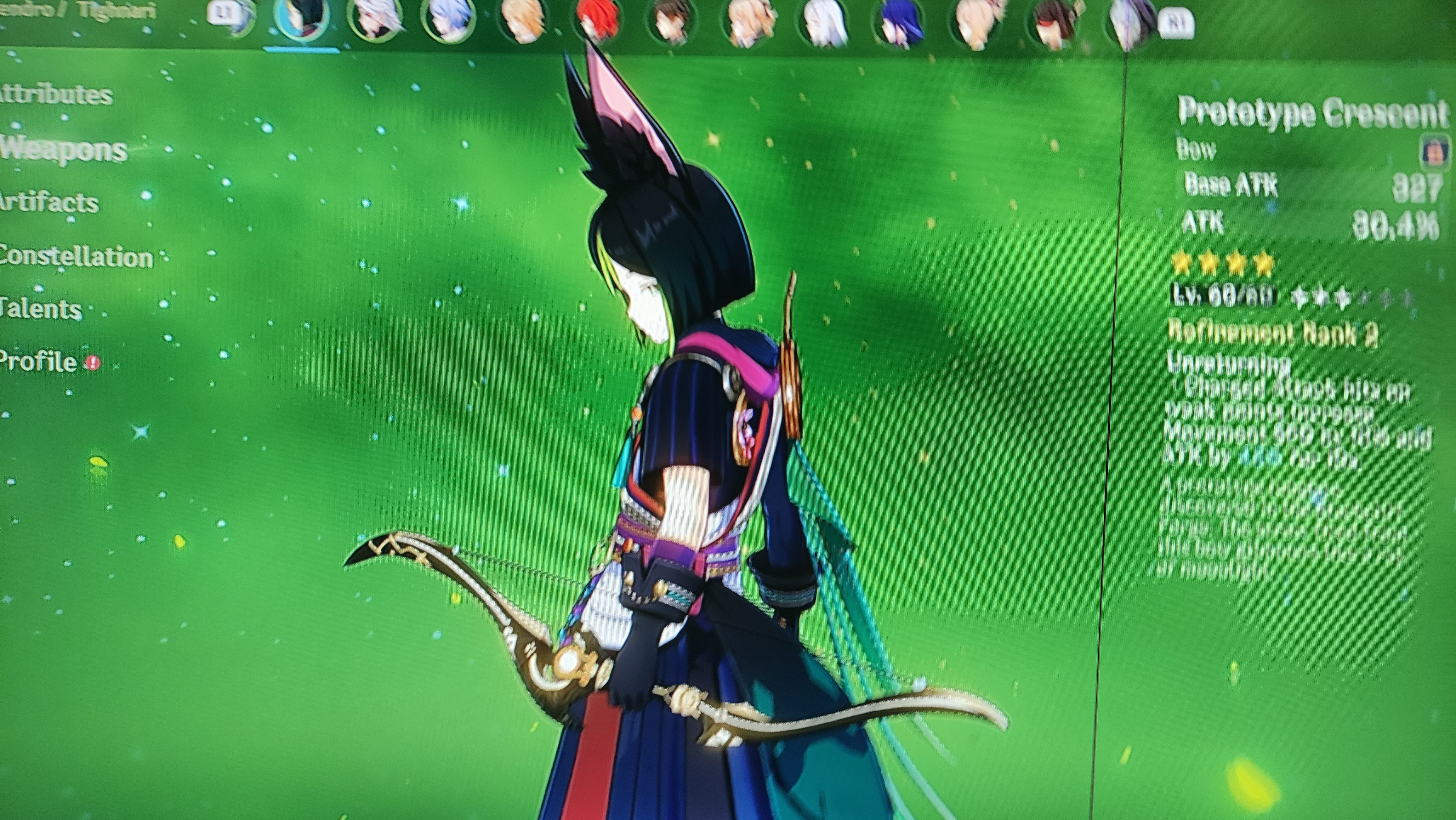 Day 5 of crowning all standard banner characters (tighnari) Genshin