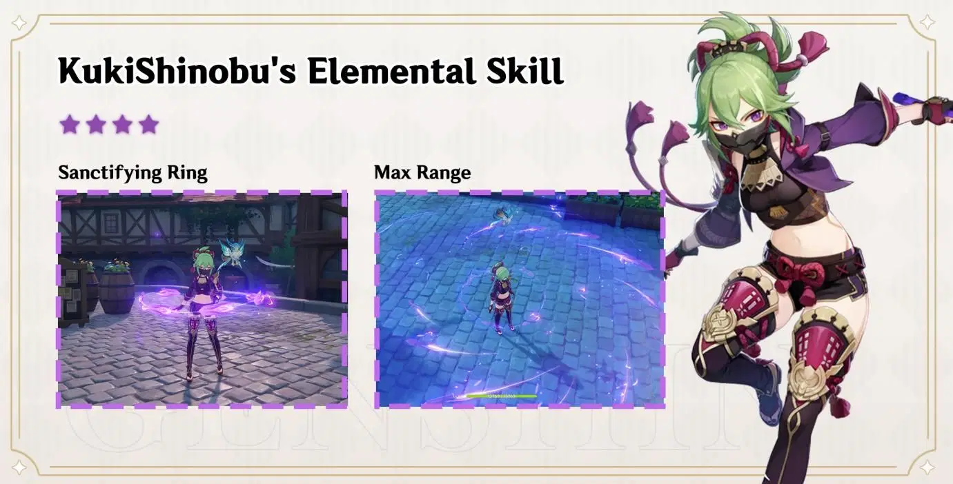 Kuki Shinobu Constellation Analysis Genshin Impact | HoYoLAB