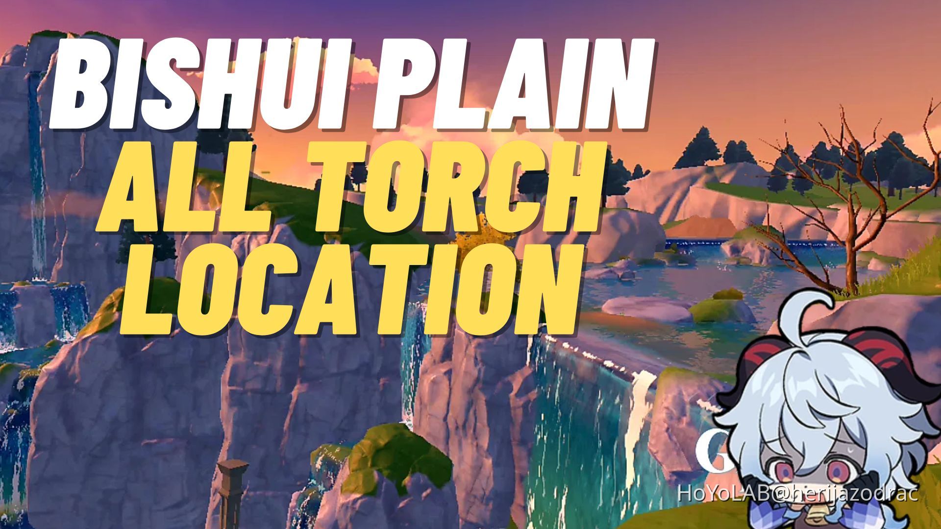 Bishui Plain All Torch Locations Genshin Impact HoYoLAB