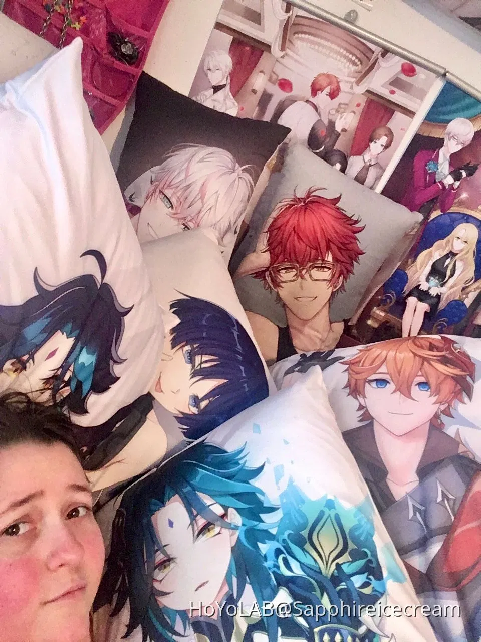 Got 2 my new Xiao Body Pillows arriving on the same day LOL Genshin