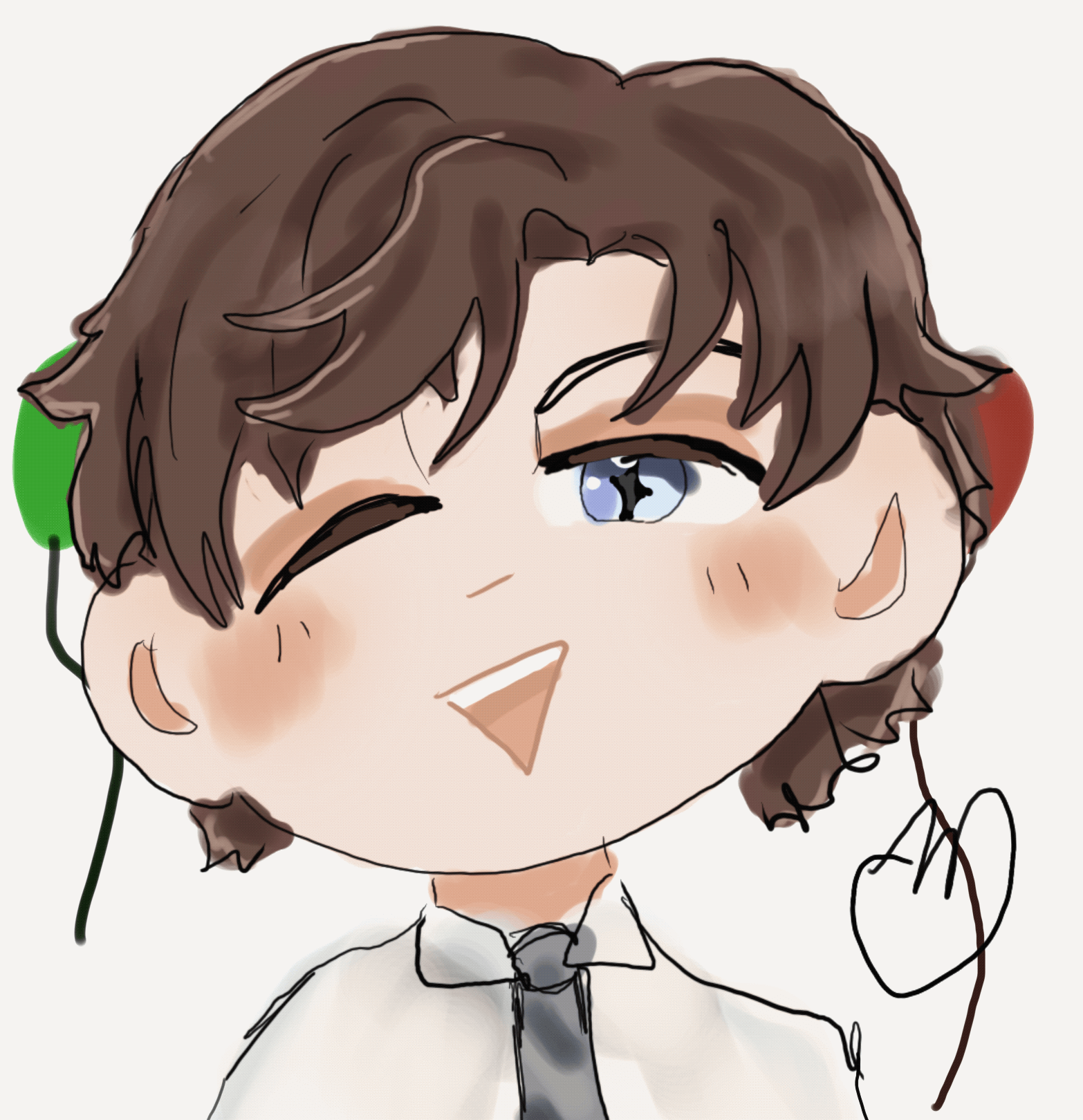 I tried drawing a chibi too Tears of Themis HoYoLAB