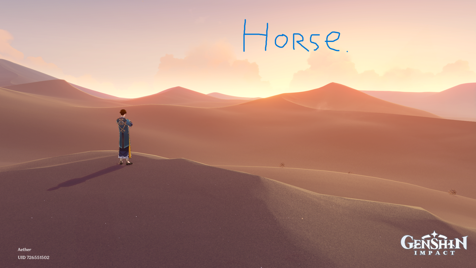 Horse. Genshin Impact HoYoLAB