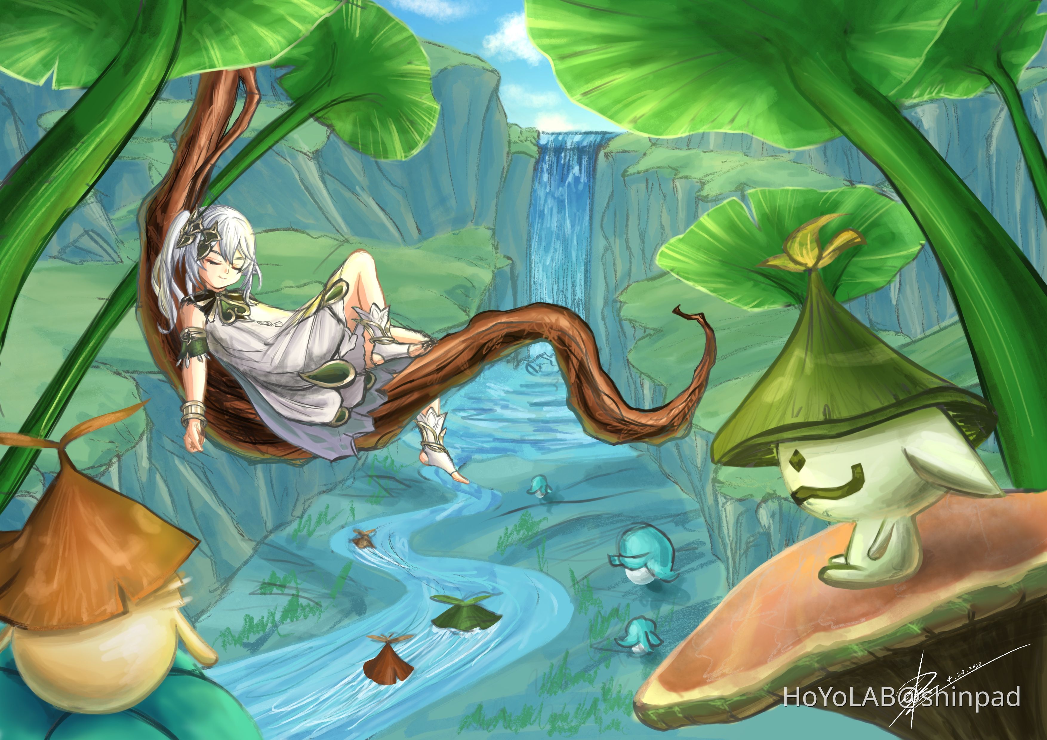 Artwork for Nahida Fanart Contest/나히다 팬아트 공모전 작품 Genshin Impact | HoYoLAB